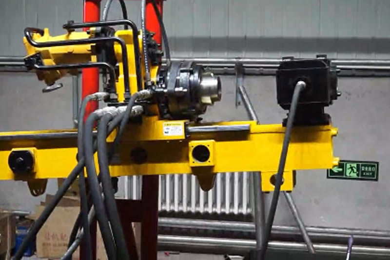 KY-600B鉆機(jī)，試機(jī)與井下施工